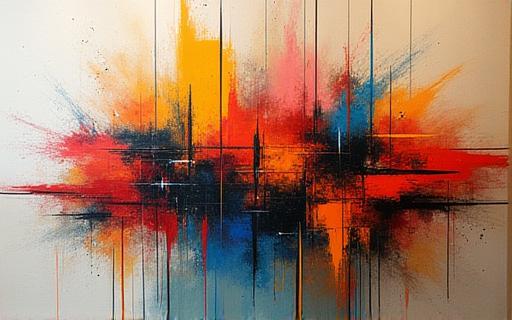 Abstract art with webinar promotion overlay